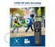 Боди камера BOBLOV C18 - нагрудный WiFi мини видеорегистратор HD 1296P 32GB - изображение 3