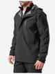 Куртка штормовая мужская 5.11 Tactical Force Rain Shell Jacket 48362-019 3XL Черная (888579491227) - изображение 4