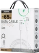 Кабель Remax Marlik Series Power Delivery Type-C to Type-C 65W White (RC-191) - зображення 6