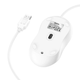 Проводная компьютерная мышь USB Plug & Play Hoco GMI3 белая - изображение 4
