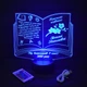 Именной светильник 3D, LED ночник учителю, подарок от учеников на выпускной под заказ (НЧ0035-1) - изображение 2