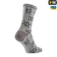Носки легкие M-Tac Mk.3 Pirate Skull, Grey, 39-42 - изображение 3