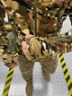 Тактична флісова кофта з кишенями та кріпленням для шевронів Multicam S - зображення 5