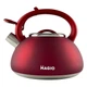 Чайник зі свистком для плити 3л MAGIO MG-1193 Red (Niz15000) - зображення 2