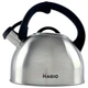 Чайник для плиты со свистком 2,5л MAGIO MG-1192 Steel/Black - изображение 1