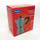 Гейзерная кофеварка сталь Magio MG-1007 150 мл, Кофеварка для приготовления кофе GY-493 на плите - изображение 6