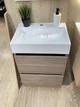 Тумба Palma-2 500 з умивальником Vitold 500, горіх - зображення 4