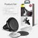 Автоутримувач Baseus Magnetic Air Vent Car Mount Holder (SUGX-A01) - зображення 4