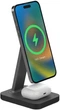 Бездротовий зарядний пристрій Mophie Snap+ 15W Charging Stand & Pad Чорний (401309751) - зображення 1