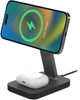 Бездротовий зарядний пристрій Mophie Snap+ 15W Charging Stand & Pad Чорний (401309751) - зображення 3