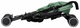 Детская прогулочная коляска трость FreeON Simple Black Green нагрузка до 15 кг - изображение 2