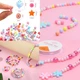 Дитячий набір для творчості та рукоділля Urbankit Beads Set 450+ Бусини, бісер, цифри, кристали для виготовлення браслетів, прикрас, кольє, біжутерії (BED450SET) - зображення 7