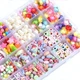 Великий Дитячий DIY набір для творчості та рукоділля Urbankit Beads Set 700+ Намистини, бісер, ведмедики, серця, кристали з аксесуарами для виготовлення браслетів, прикрас (MUSH4V) - зображення 10