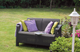 Диван садовий Keter Corfu II Love Seat 258973 графіт - зображення 2