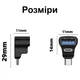 Адаптер Type-C - Type-C female - USB female PD 100W для Steam Deck кутовий 90 градусів (ASDTCUA100W) - зображення 6