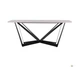 Нерозкладний стіл Art Metal Furniture William black / ceramics Carrara bianco (547060) - зображення 3