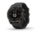 Смарт-годинник Garmin Fenix 7 Pro Sapphire Solar Carbon Gray DLC Titanium with Black Silicone (010-02777-54) - изображение 1
