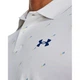 ЧоловІча футболка Under Armour perfomance polo, білого кольору з принтом, розмір M - изображение 4