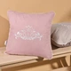 Подушка декоративная IDEIA Royal с вышивкой 45х45 см Пудра (2200004172279) - изображение 2