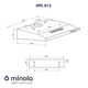 Вытяжка плоская MINOLA HPL 612 I - изображение 11
