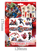 Временное переводное тату Marvel Марвел, супергерои, Железный человек Chuangmei татуировка для детей 4 листа (AN)20742 - изображение 5