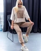 Женский спортивный костюм демисезонный Fashion 42/44 капучино - изображение 2