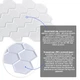 Декоративная ПВХ панель Sticker Wall 960х480х4 мм соты (1778) - изображение 2