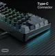 Механічна клавіатура з HOT SWAP AULA F3261 for WIN or MAC RGB 61 Keys RED SWITCH UKR/ENG BLACK (F3261B) - зображення 4