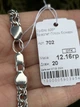 Браслет серебряный Плоский бисмарк 702ч, 17 размер - изображение 2