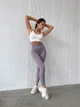 Спортивні жіночі лосини EASY з ефектом Push Up для фітнесу та йоги Безшовні Однотонні M Блідо-бузкові (XA06LM) - зображення 1