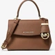 Женская коричневая сумка Michael Michael Kors Ava Extra-Small Saffiano Leather Crossbody Luggage Арт. 32F5GAVC1L - изображение 1