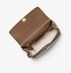 Женская коричневая сумка Michael Michael Kors Ava Extra-Small Saffiano Leather Crossbody Luggage Арт. 32F5GAVC1L - изображение 3