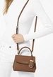 Женская коричневая сумка Michael Michael Kors Ava Extra-Small Saffiano Leather Crossbody Luggage Арт. 32F5GAVC1L - изображение 4