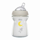 Стеклянная бутылка Chicco с силиконовой соской Natural Feeling, 0м+, 250мл. 81221.30 - изображение 1