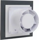 Вытяжной вентилятор c датчиком влажности и таймером AirRoxy dRim 100 HS glass black на подшипниках черный глянцевый - изображение 4