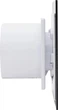 Вытяжной вентилятор c датчиком влажности и таймером AirRoxy dRim 100 HS glass black на подшипниках черный глянцевый - изображение 5