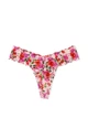 Трусики Стрінги Victoria's Secret Lace Side Lace-Up Thong Panty XS квітковий принт - зображення 3