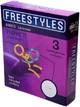 Презервативи Freestyles Ribbed Ребристі 3 упаковки по 3 шт (ROZ6400229470) - зображення 3
