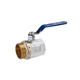 Кран кульовий Valves 2" ВН PN30 синя ручка - зображення 1