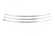 Накладки на решетку в бампер Прямой капот (3 шт, нерж) для Volkswagen T4 Caravelle/Multivan - изображение 2