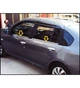 Нержавіюча окантовка стекол для Renault Symbol (2008-2013) - Комплект з 4-х штук - зображення 1