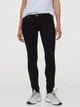 Джинсы Skinny женские H&M 0399087_черный_пуговица_10 W25L34 Черные (KAY2000000857749) - изображение 1