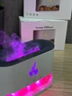 Зволожувач повітря з ефектом полум'я і з гімалайською сіллю 3в1 RGB Білий - зображення 1