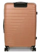 Чемодан пластиковый MADISSON 33703 большой 75 см золотисто-розовый Mp00150 - изображение 5