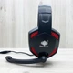Провідні комп'ютерні навушники DEEPBASS X12 Black_Red - зображення 6