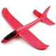 Самолет планер 48 см из пенопласта с подстветкой кабины Красный (48SMSMLTC3) TIN66 - изображение 2