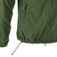 Куртка Helikon-Tex Alpha Hoodie - Grid Fleece, Olive green M/Regular (BL-ALH-FG-02) - зображення 12