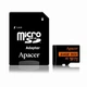 Карта пам'яті MicroSDXC 64GB UHS-I/U3 Class 10 Apacer (AP64GMCSX10U8-R) + адаптер SD - зображення 1