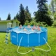 Бассейн каркасный BestWay 56420 366х122 см + фильтр-насос + тент + лестница - изображение 5