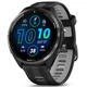 Смарт-часы Garmin Forerunner 965 Carbon Gray DLC Titanium Bezel with Black Case and Black/Powder Gray Silicone Band (010-02809-80) - изображение 1